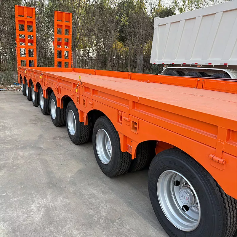 Semirremolque hidráulico de transporte pesado de varios ejes y 10 ejes