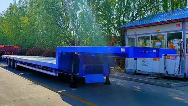 El semirremolque ligero con plataforma alta y baja lidera una logística eficiente