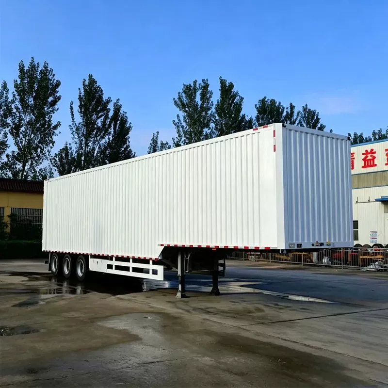 Semirremolque de caja cerrada de servicio pesado