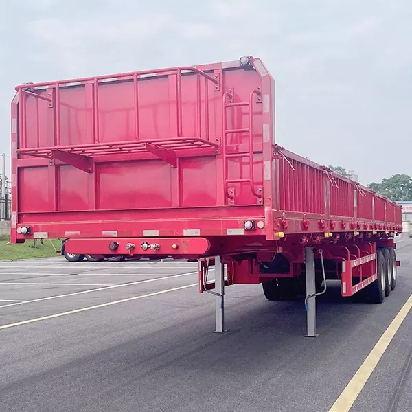 Semirremolque volquete ligero con volcado lateral